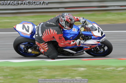 2008-05-11 Monza 3036 Suzuki GSX R European Cup - Tobias Tettweiler